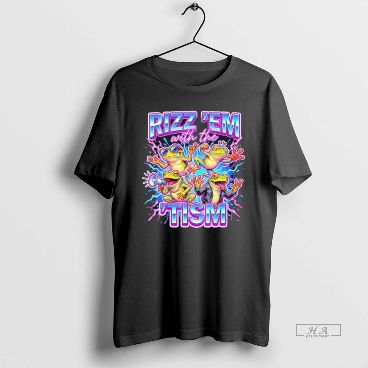 Official Frog Autism Rizz Em With The Tism T-Shirts, Hoodie, Sweatshirt | AU18TeeNovaLab.com