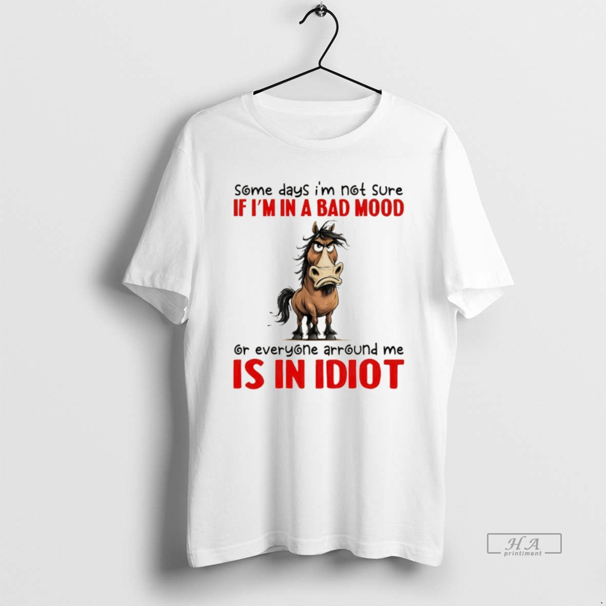 Official Funny Donkey Some Days Im Not Sure If Im In A Bad Mood Or T-Shirts, Hoodie, Sweatshirt | AU18TeeNovaLab.com