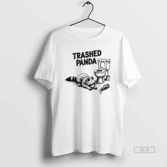 Official Funny Trashed Panda Racoon Gets Drunk T-Shirts, Hoodie, Sweatshirt | AU18TeeNovaLab.com