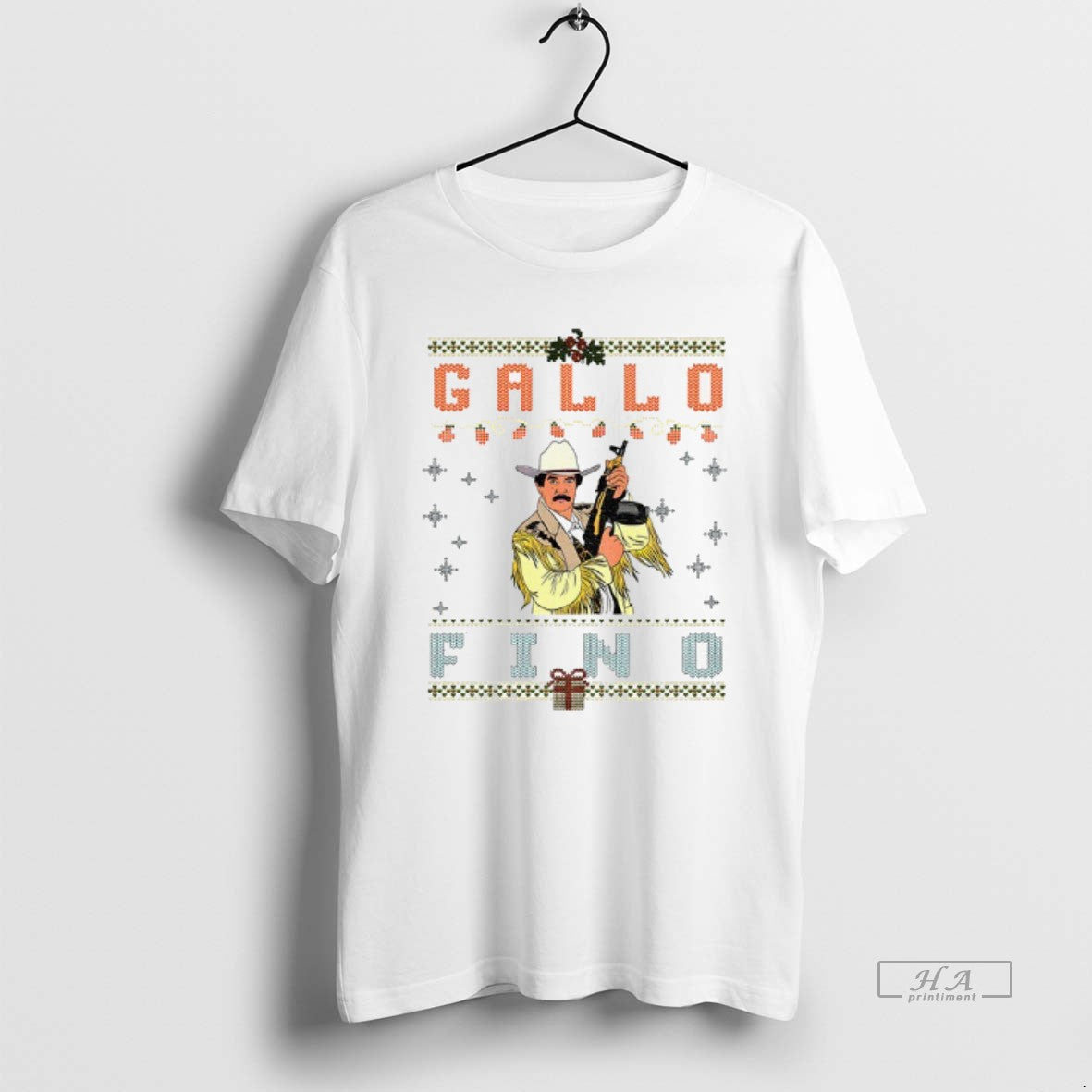 Official Gallo Fino Mexican Cowboy Mexican Corrido Merry Christmas T-Shirts, Hoodie, Sweatshirt | AU18TeeNovaLab.com