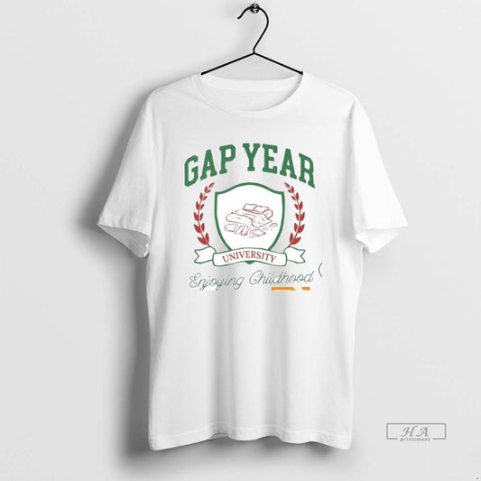 Official Gap Year University Enjoying Childhood T-Shirts, Hoodie, Sweatshirt | AU18TeeNovaLab.com