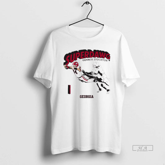 Official Georgia Bulldogs Football Ncaa Superdawg Super Gunner Stockton