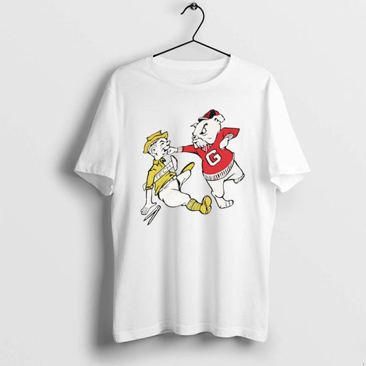 Official Georgia Bulldogs Beat Georgia Tech Yellow Jackets Mascot Meme T-Shirts, Hoodie, Sweatshirt | AU18TeeNovaLab.com