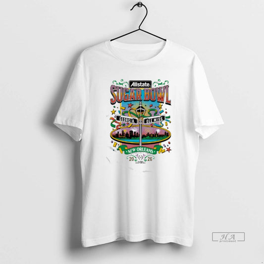 Official Georgia Vs Ole Miss 2026 Allstate Sugar Bowl New Orleans T-Shirts, Hoodie, Sweatshirt | AU18TeeNovaLab.com