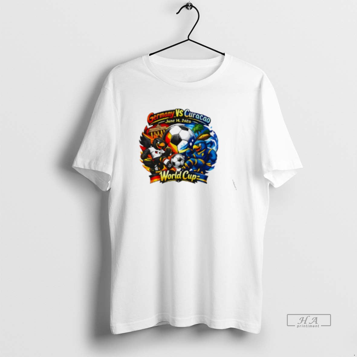 Official Germany Vs Curacao 2026 World Cup Mascot T-Shirts, Hoodie, Sweatshirt | AU18TeeNovaLab.com