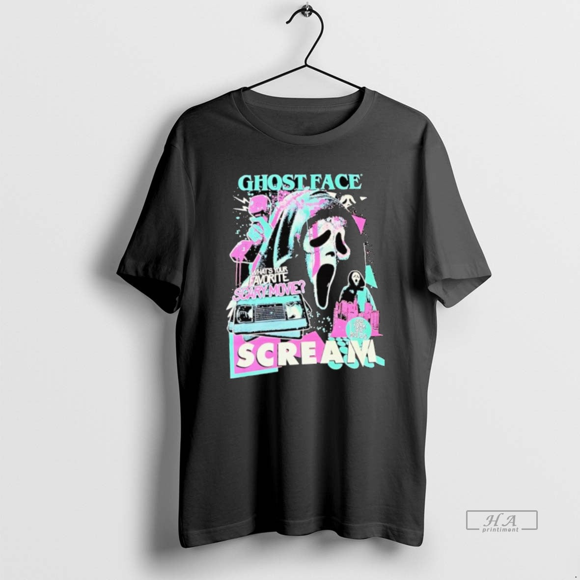 Official Ghost Face Halloween Horror Scream Whats Your Favorite Scary Movie