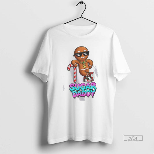 Official Gingerbread Man Sugar Daddy Funny Holiday T-Shirts, Hoodie, Sweatshirt | AU18TeeNovaLab.com