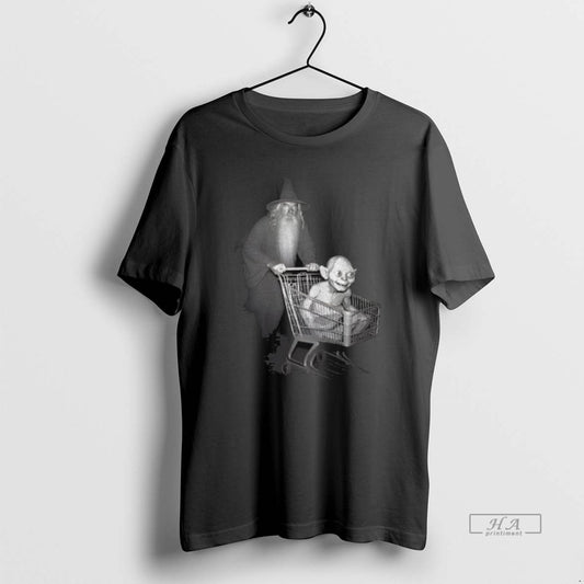 Official Goblin Pushing Cart Lotr Meme T-Shirts, Hoodie, Sweatshirt | AU18TeeNovaLab.com