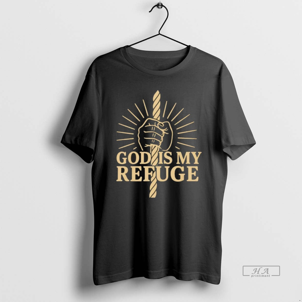 Official God Is My Refuge Christian Strength And Hope T-Shirts, Hoodie, Sweatshirt | AU18TeeNovaLab.com