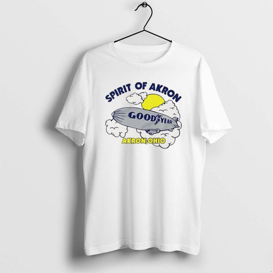 Official Goodyear Blimp Spirit Of Akron Ohio Cartoon T-Shirts, Hoodie, Sweatshirt | AU18TeeNovaLab.com