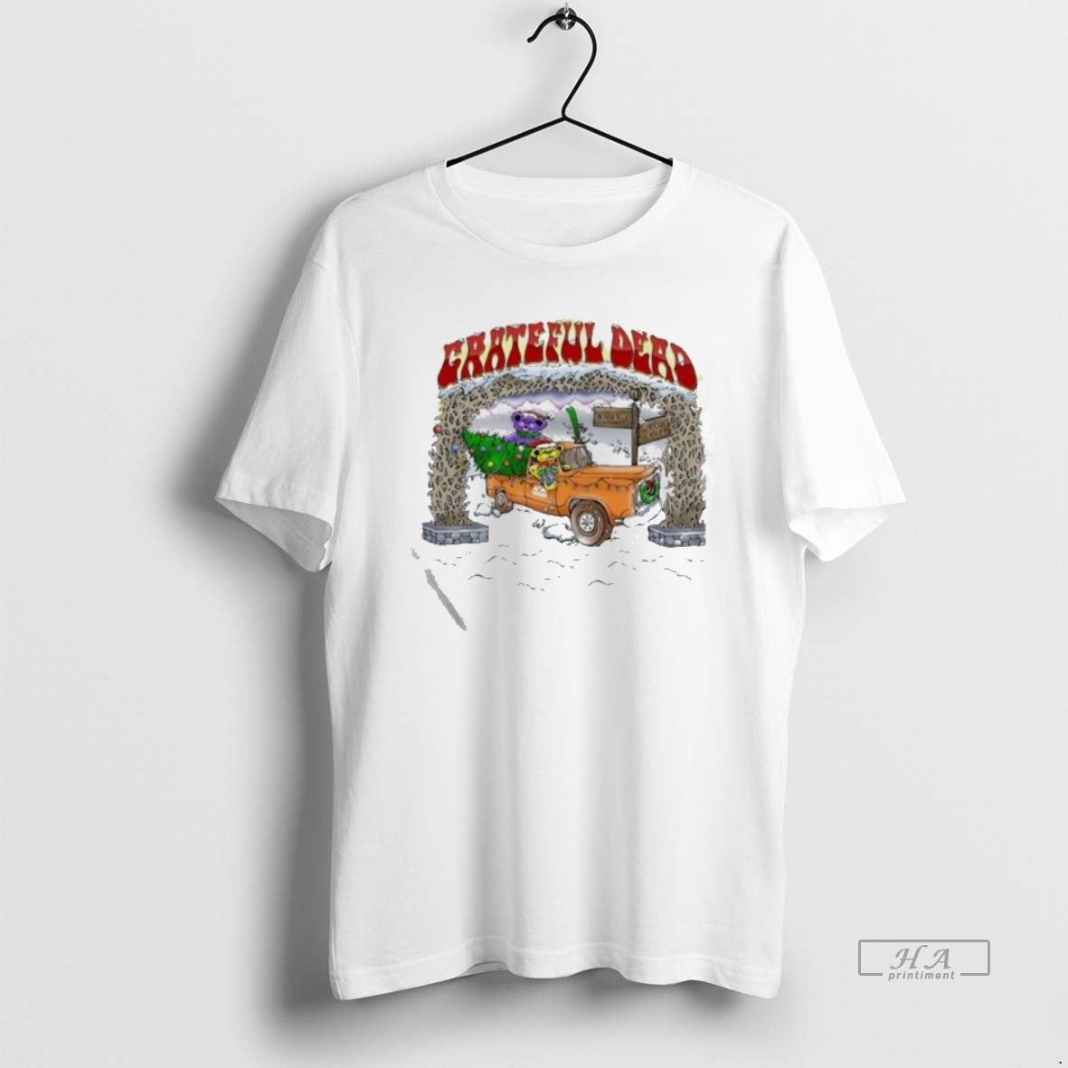 Official Grateful Dead X Peter Forsythe Truckin Through The Snow 2025 T-Shirts, Hoodie, Sweatshirt | AU18TeeNovaLab.com