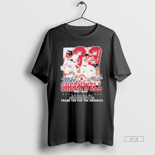 Official Greenwell 1963 2025 Boston Red Sox Player Thank You For The Memories
