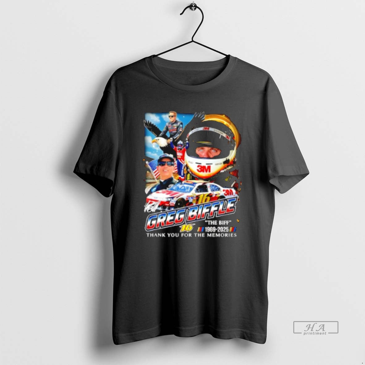Official Greg Biffle The Biff 1969 2025 Thank You For The Memories Graphic T-Shirts, Hoodie, Sweatshirt | AU18TeeNovaLab.com