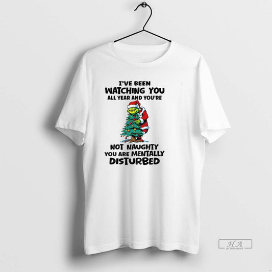 Official Grinch Christmas Tree Ive Been Watching You All Year And Youre Not Naughty You T-Shirts, Hoodie, Sweatshirt