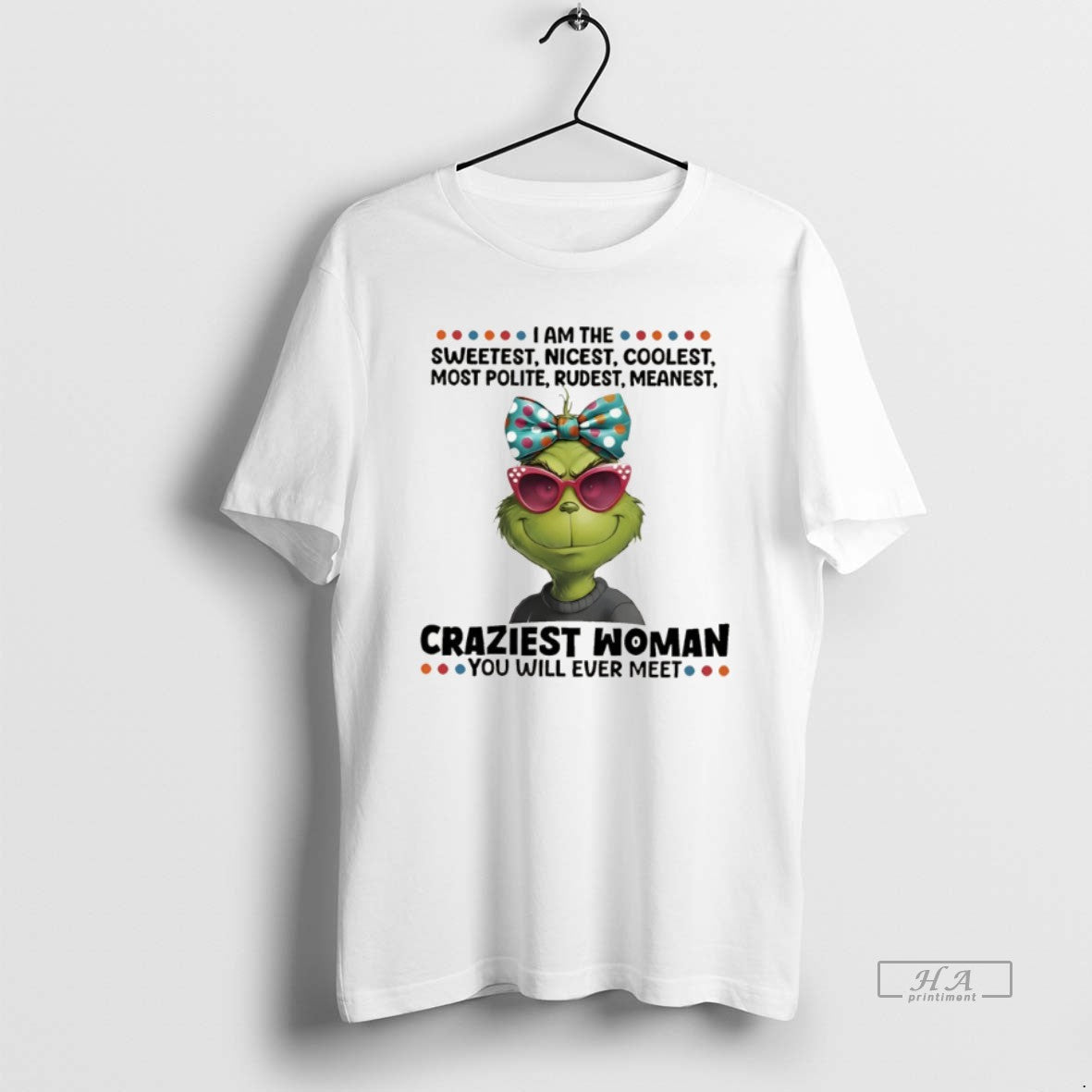 Official Grinch I Am The Sweetest Nicest Coolest Most Polite Rudest Meanest T-Shirts, Hoodie, Sweatshirt | AU18TeeNovaLab.com