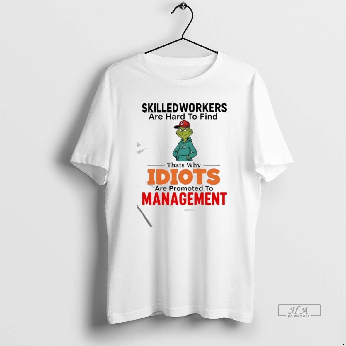 Official Grinch Skilled Workers Are Difficult To Find T-Shirts, Hoodie, Sweatshirt | AU18TeeNovaLab.com