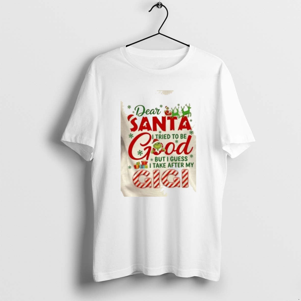 Official Grinch Dear Santa I Tried To Be Good But I Guess I Take After T-Shirts, Hoodie, Sweatshirt | AU18TeeNovaLab.com
