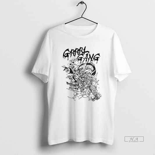 Official Grrrl Gang X Behelit Press Electric Bloom Indie T-Shirts, Hoodie, Sweatshirt | AU18TeeNovaLab.com