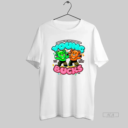 Official Hardcore Tag Team Superstars The Young Bucks Gummy Bucks Aew 2025