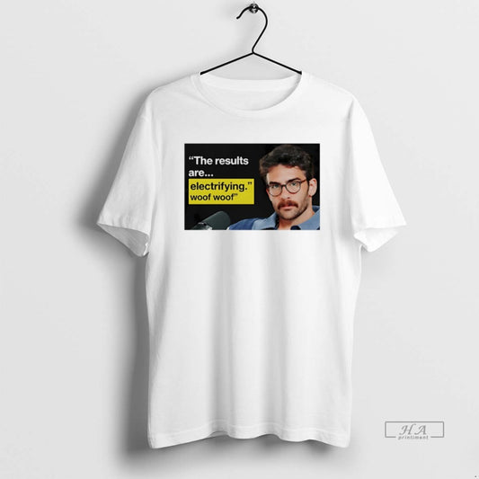 Official Hasan Piker The Results Are Electrifying Woof Woof T-Shirts, Hoodie, Sweatshirt | AU18TeeNovaLab.com