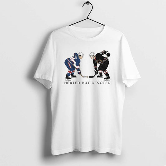 Official Hollanov Ilya Rozanov Vs Shane Hollander Hockey Heated But Devoted T-Shirts, Hoodie, Sweatshirt | AU18TeeNovaLab.com