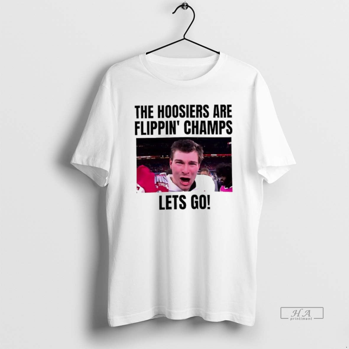 Official Hoosiers Are Flippin Champs Lets Go T-Shirts, Hoodie, Sweatshirt | AU18TeeNovaLab.com