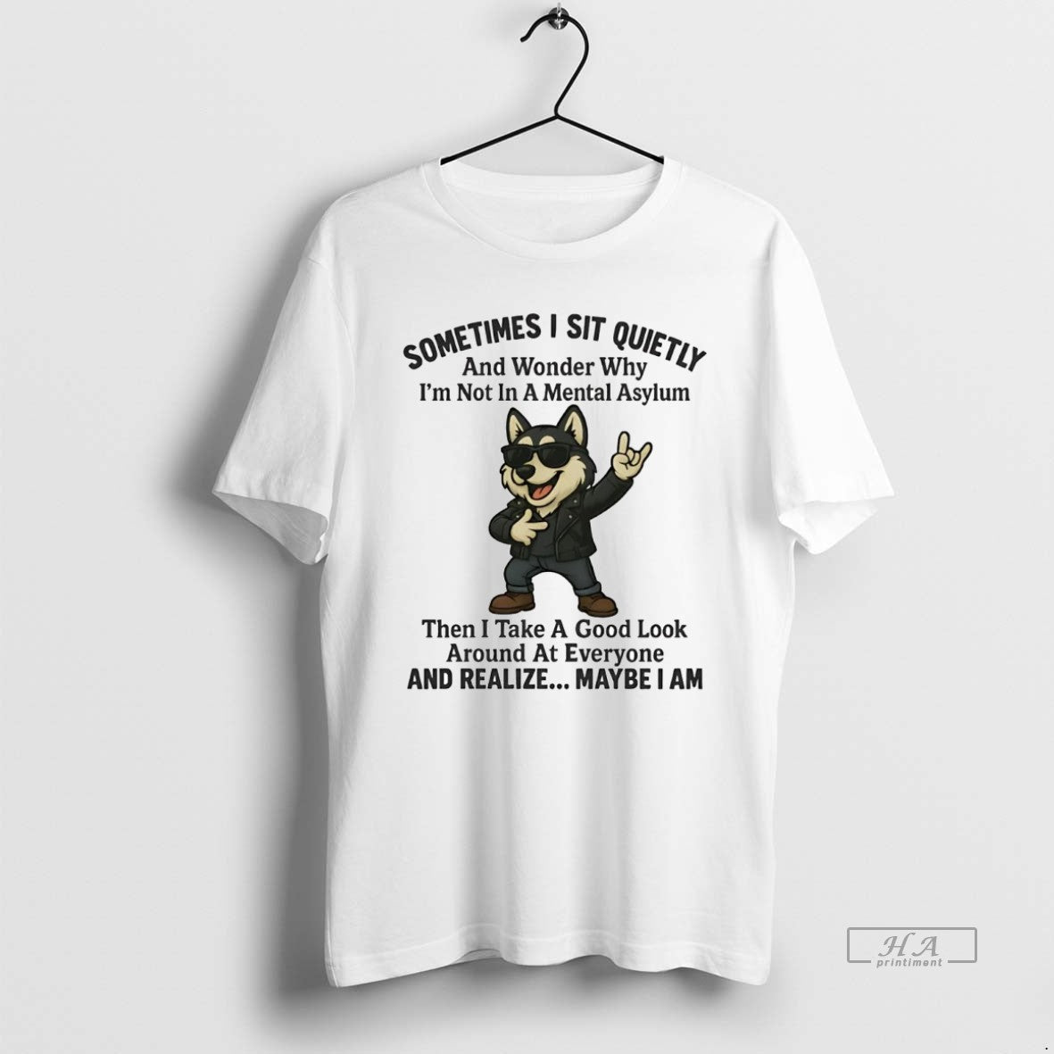 Official Husky Sometimes I Sit Quietly Wonder Why And Realize Maybe I Am T-Shirts, Hoodie, Sweatshirt | AU18TeeNovaLab.com