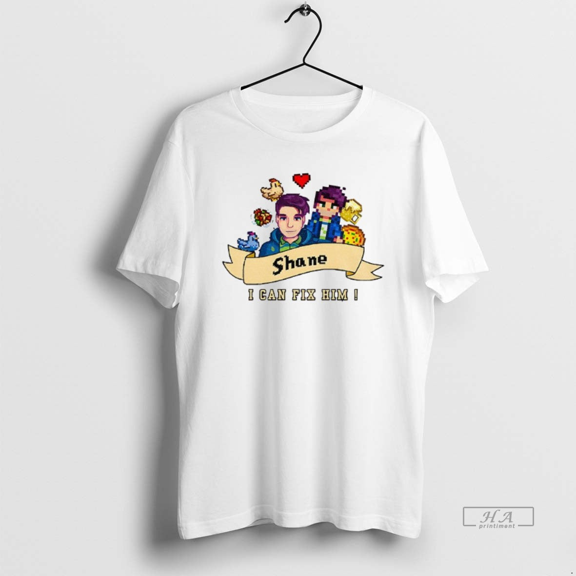 Official I Can Fix Him X Stardew Valley Shane T-Shirts, Hoodie, Sweatshirt | AU18TeeNovaLab.com