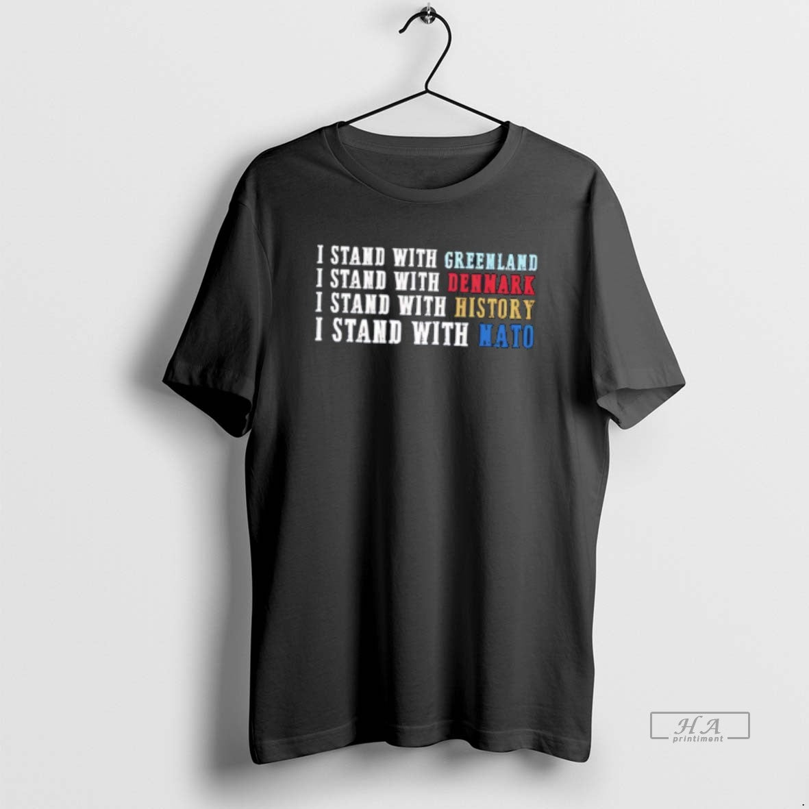 Official I Stand With Greenland Denmark History Nato Tee Hoodie, Sweatshirt | AU18TeeNovaLab.com