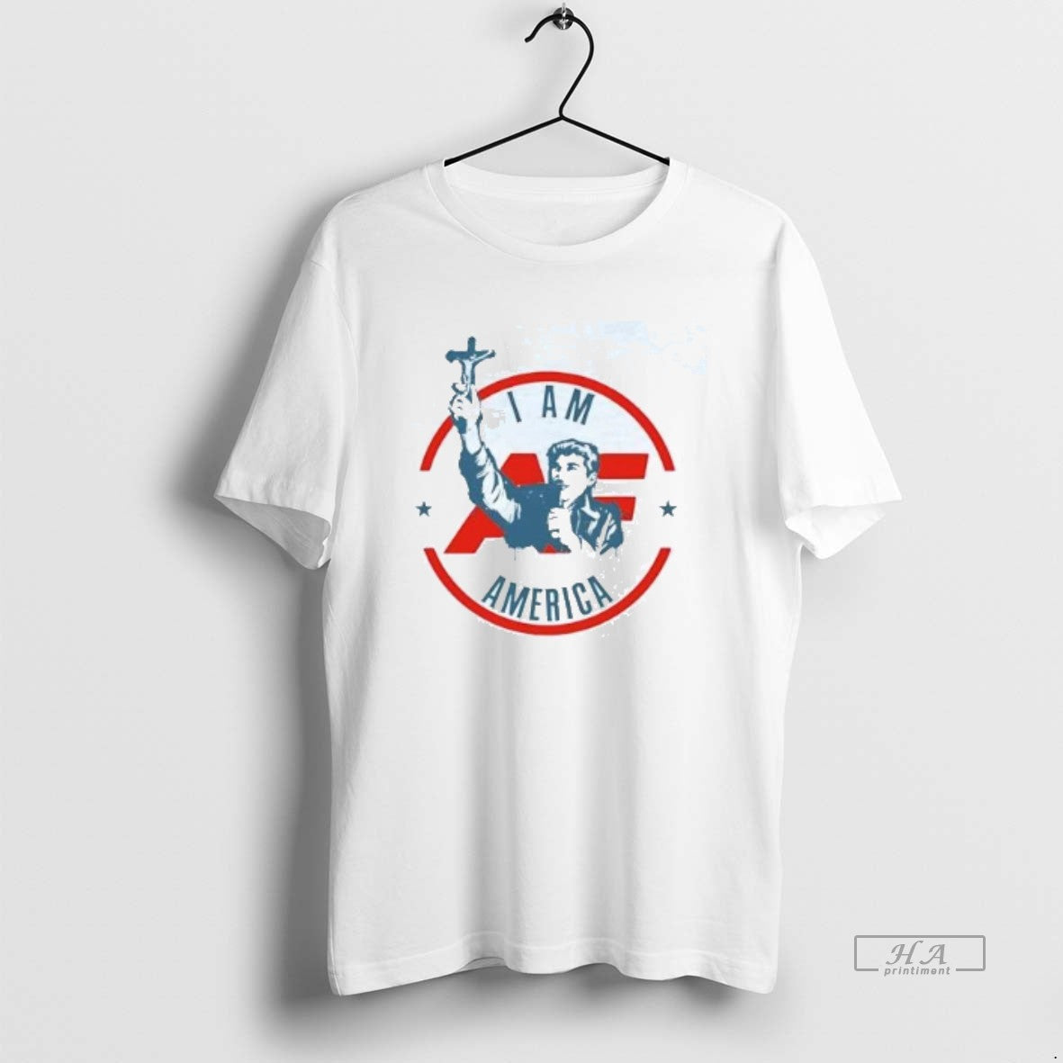 Official I Am America First Crucifix T-Shirts, Hoodie, Sweatshirt | AU18TeeNovaLab.com