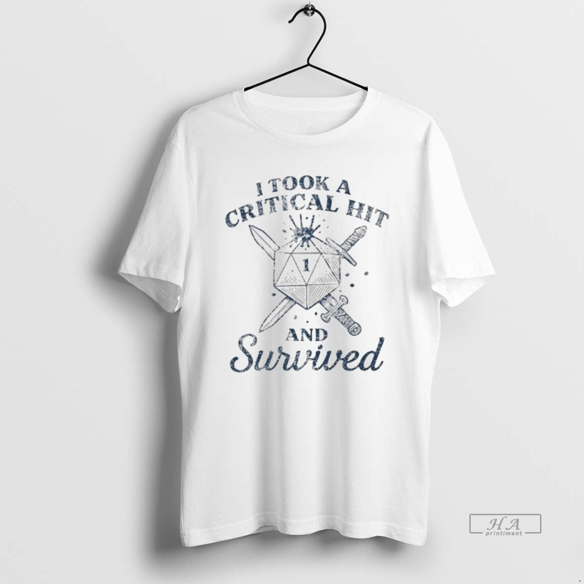 Official I Took A Critical Hit And Survived T-Shirts, Hoodie, Sweatshirt | AU18TeeNovaLab.com