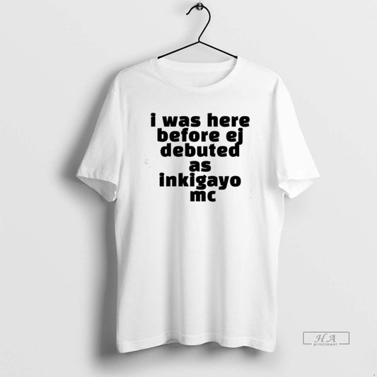Official I Was Here Before Ej Debuted As Inkigayo Mc