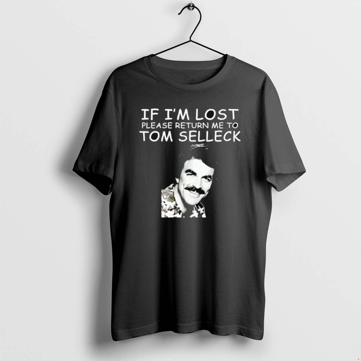 Official If Im Lost Please Return Me To Tom Selleck T-Shirts, Hoodie, Sweatshirt | AU18TeeNovaLab.com