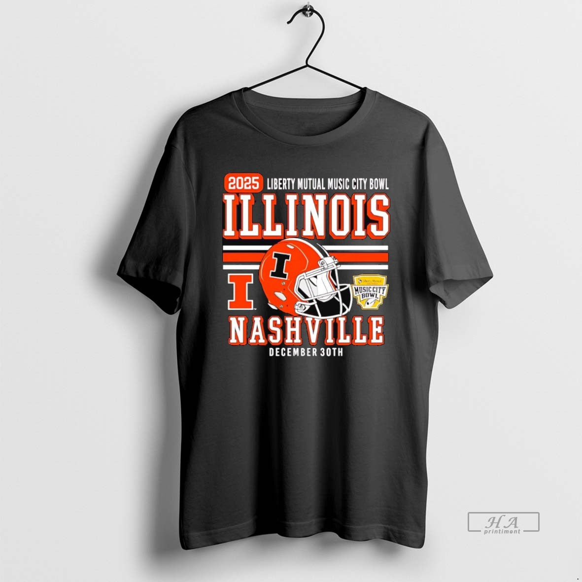 Official Illinois Fighting Illini 2025 Liberty Mutual Music City Bowl Nashville T-Shirts, Hoodie, Sweatshirt