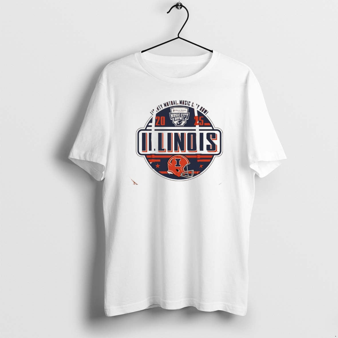 Official Illinois Football 2025 Music City Bowl Logo Christmas T-Shirts, Hoodie, Sweatshirt | AU18TeeNovaLab.com
