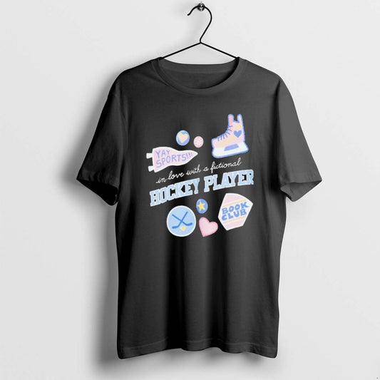 Official In Love With A Fictional Hockey Player Book Club T-Shirts, Hoodie, Sweatshirt | AU18TeeNovaLab.com