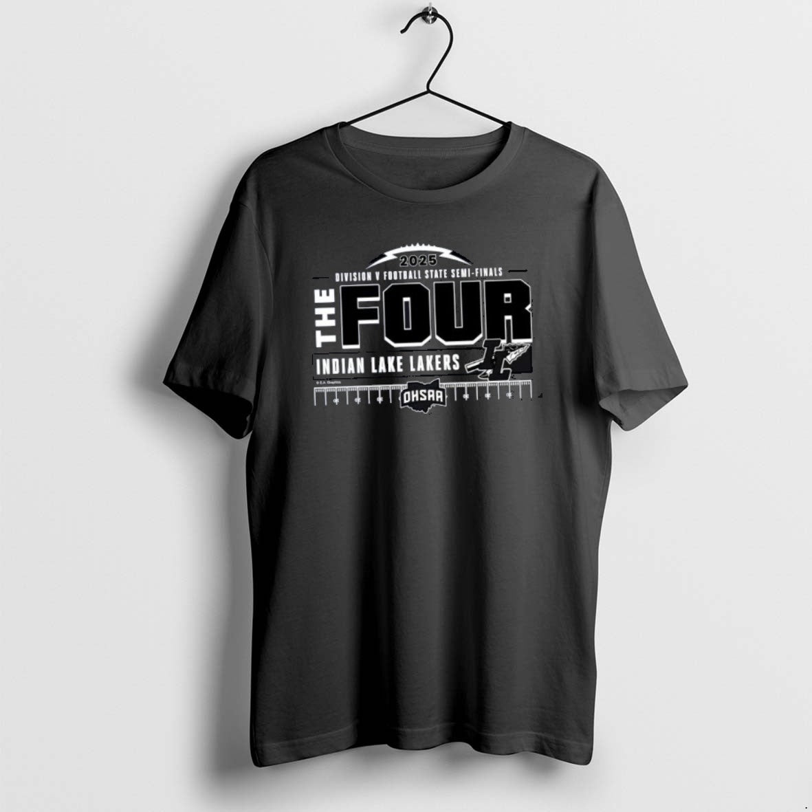 Indian Lake Lakers The Four 2025 Division 5 Football State Semifinals Classictshirt T