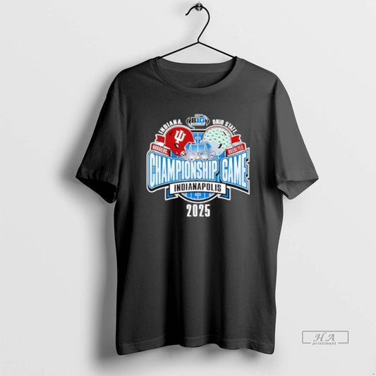 Official Indiana Vs Ohio State Big 10 Championship Game Matchup Helmets T-Shirts, Hoodie, Sweatshirt | AU18TeeNovaLab.com