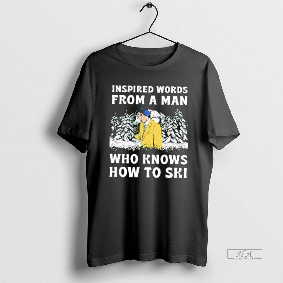 Official Inspired Words From A Man Who Knows How To Ski T-Shirts, Hoodie, Sweatshirt | AU18TeeNovaLab.com