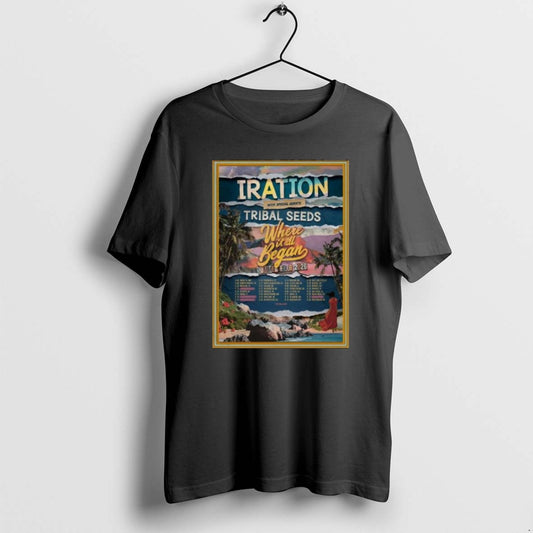 Official Iration With Special Guests Tribal Seeds Where It All Gegan Summer Tour 2026 Long T-Shirts, Hoodie, Sweatshirt
