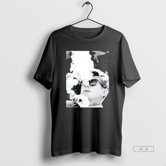 Official Jfk Smoke Graphic Signature T-Shirts, Hoodie, Sweatshirt | AU18TeeNovaLab.com