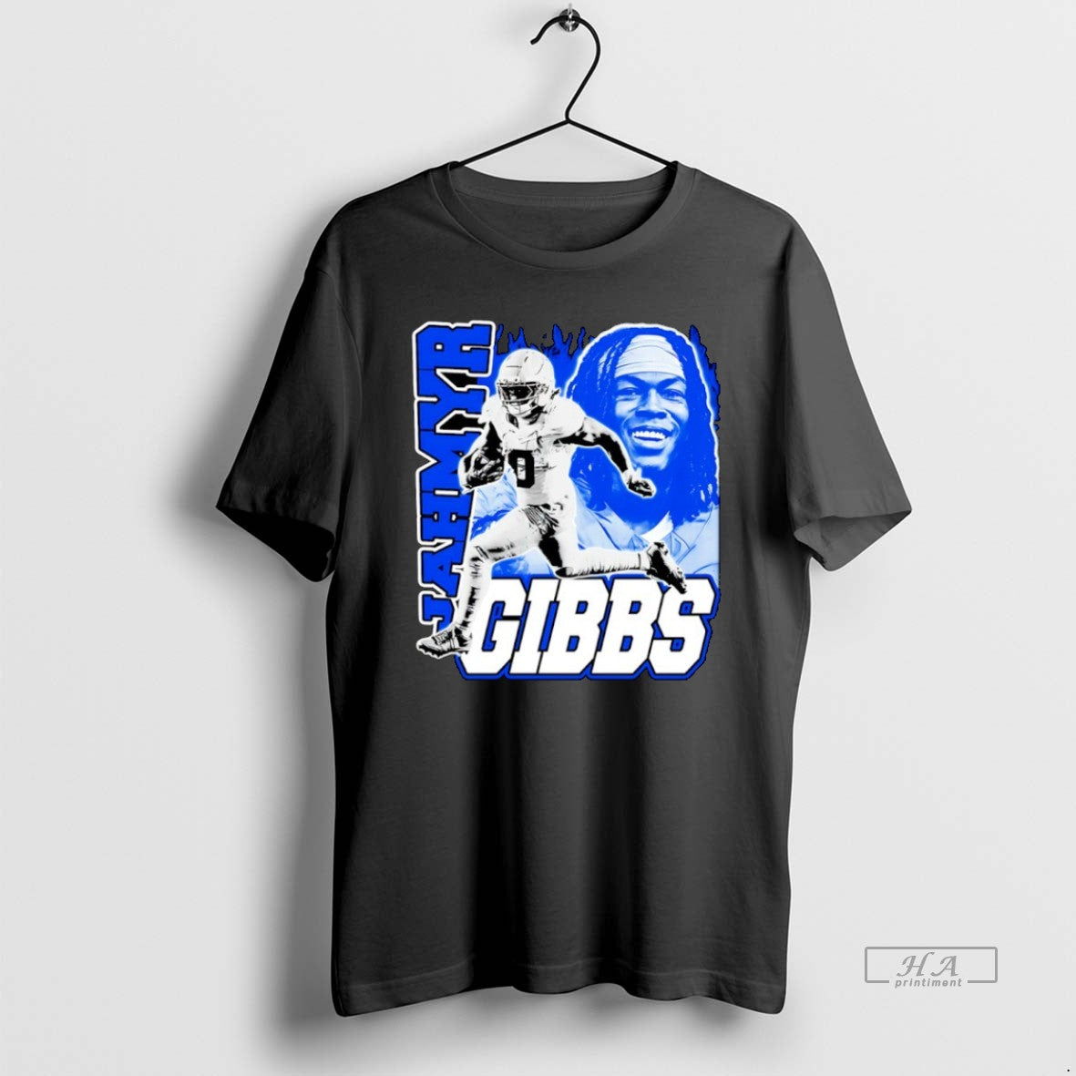 Official Jahmyr Gibbs Detroit Lions Football Graphic T-Shirts, Hoodie, Sweatshirt | AU18TeeNovaLab.com