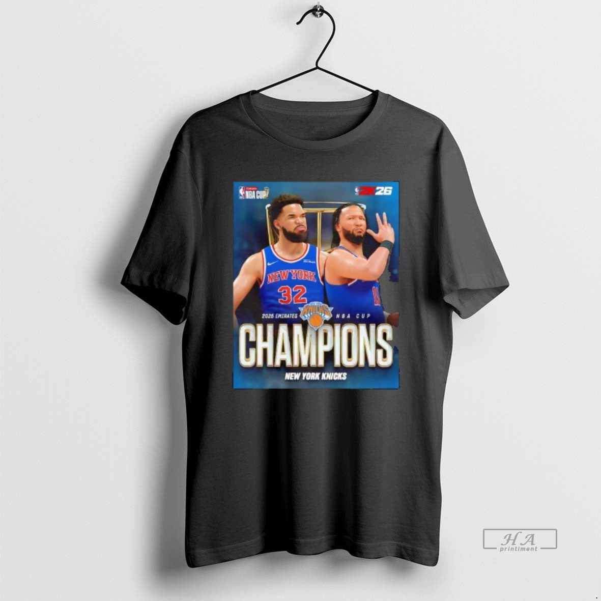Official Jalen Brunson And Karl Anthony Towns 2025 Emirates Nba Cup Champions T-Shirts, Hoodie, Sweatshirt