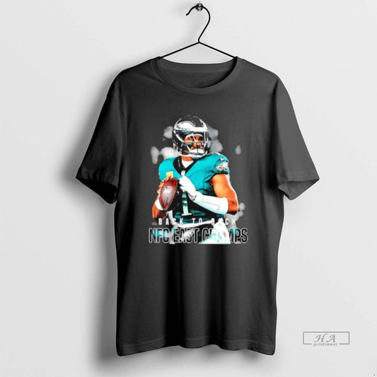 Official Jalen Hurts 2025 Back To Back Nfc East Champs T-Shirts, Hoodie, Sweatshirt | AU18TeeNovaLab.com