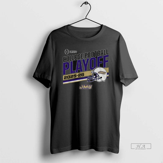 Official James Madison Dukes Football 2025 Cfp Stripe College Football Playoff 2025 T-Shirts, Hoodie, Sweatshirt
