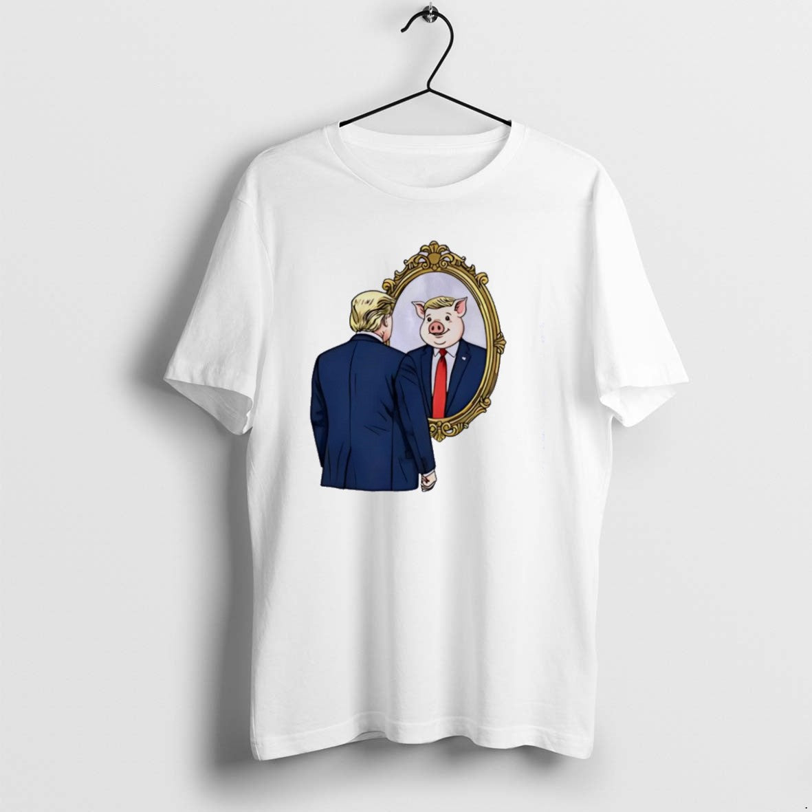 Jb Pritzker Wearing Quiet Piggy Trump Classictshirt T
