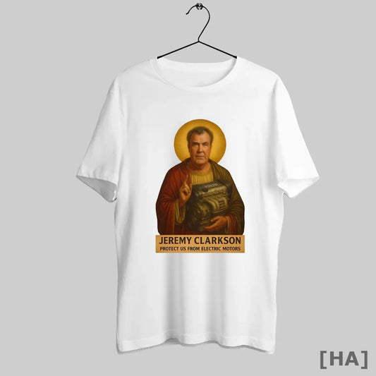 Official Jeremy Clarkson Jesus Protect Us From Electric Motors