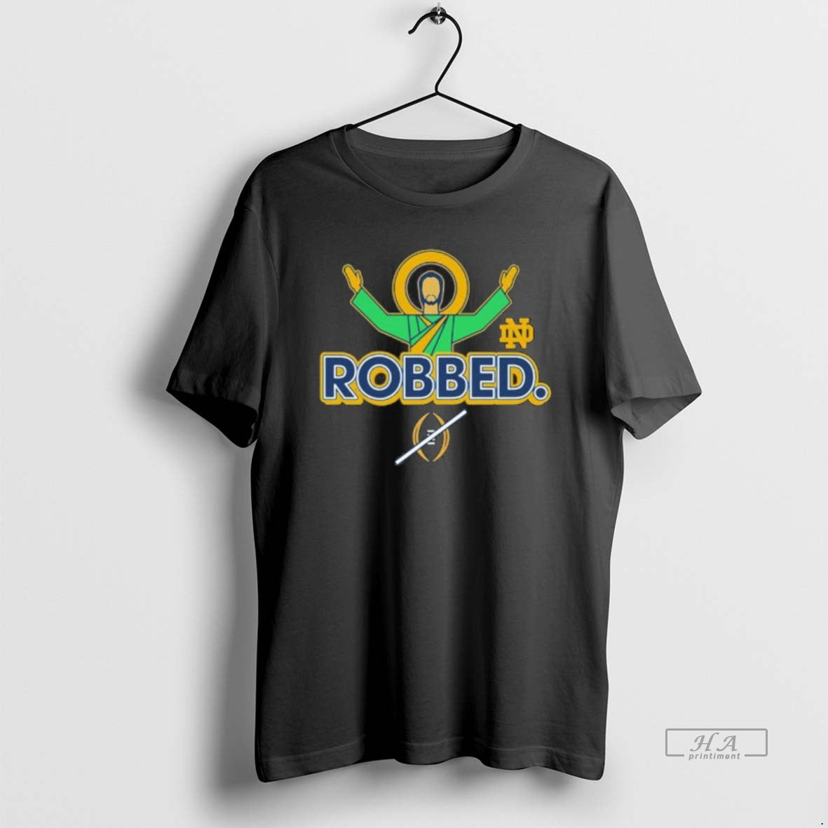 Official Jesus Robbed Notre Dame Football Cfp 2025 T-Shirts, Hoodie, Sweatshirt | AU18TeeNovaLab.com