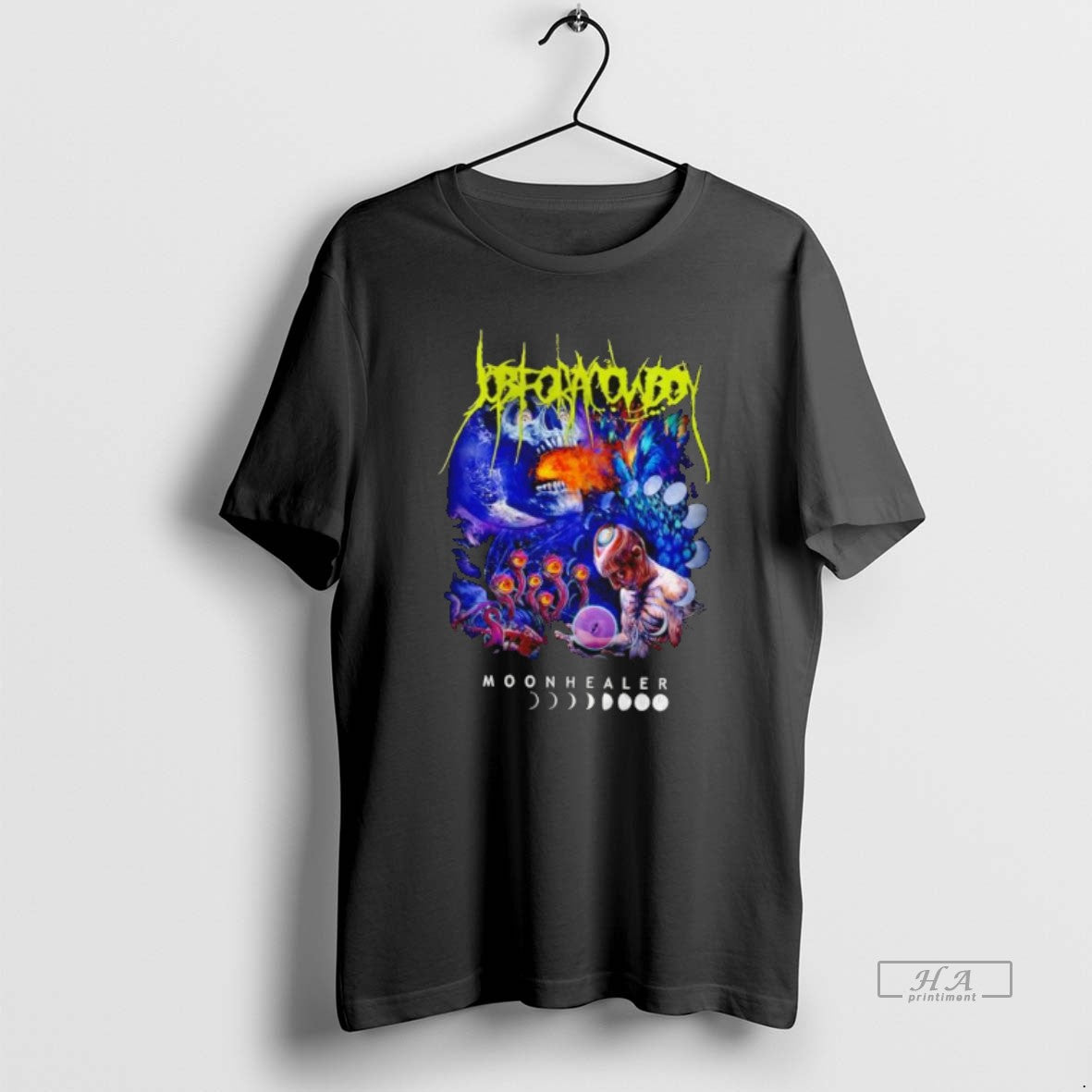 Official Job For A Cowboy Moon Healer Graphic T-Shirts, Hoodie, Sweatshirt | AU18TeeNovaLab.com