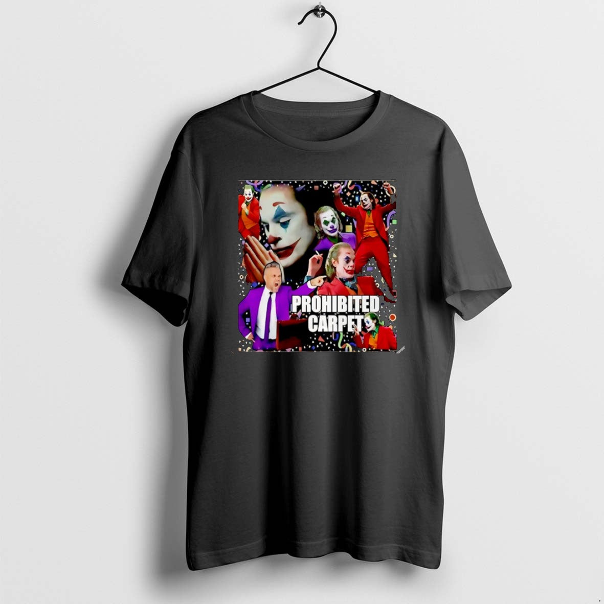 Official Joker Prohibited Carpet Graphic Christmas T-Shirts, Hoodie, Sweatshirt | AU18TeeNovaLab.com